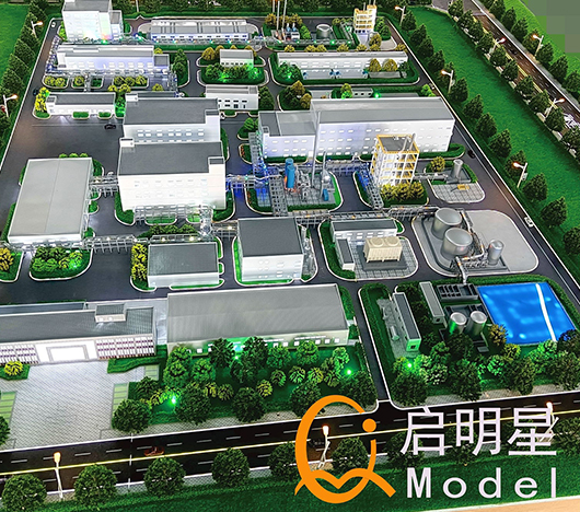 金輝兆隆化工廠模型